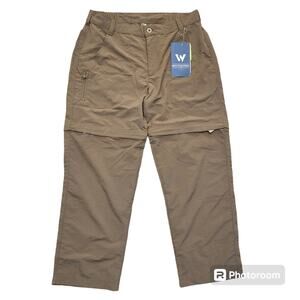 White Sierra Convertible Trail Pants Women's large hiking pants